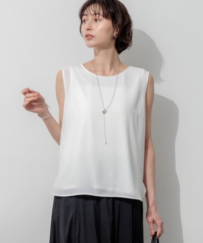 シフォンコンビ ジョーゼット ブラウス