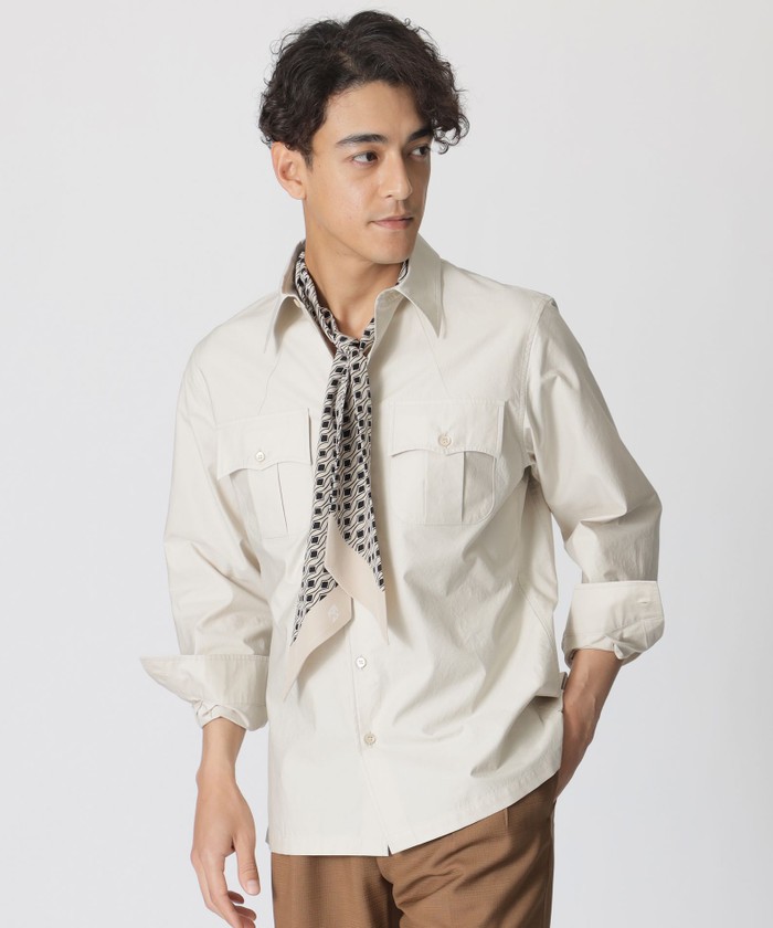 COLLECTION LINE】サファリシャツジャケット(508724811)｜HANKYU MEN'S