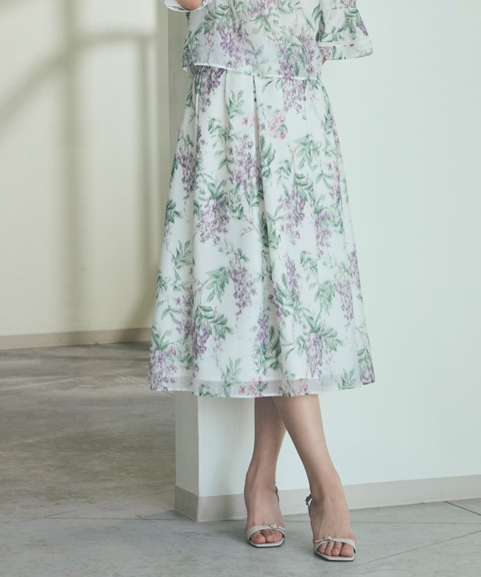 トゥー ビー シック TO BE CHIC ライトグログラン タックスカート