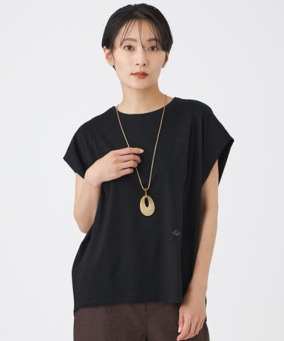 【EDITION掲載】【ウォッシャブル】フレンチスリーブドルマンカットソー