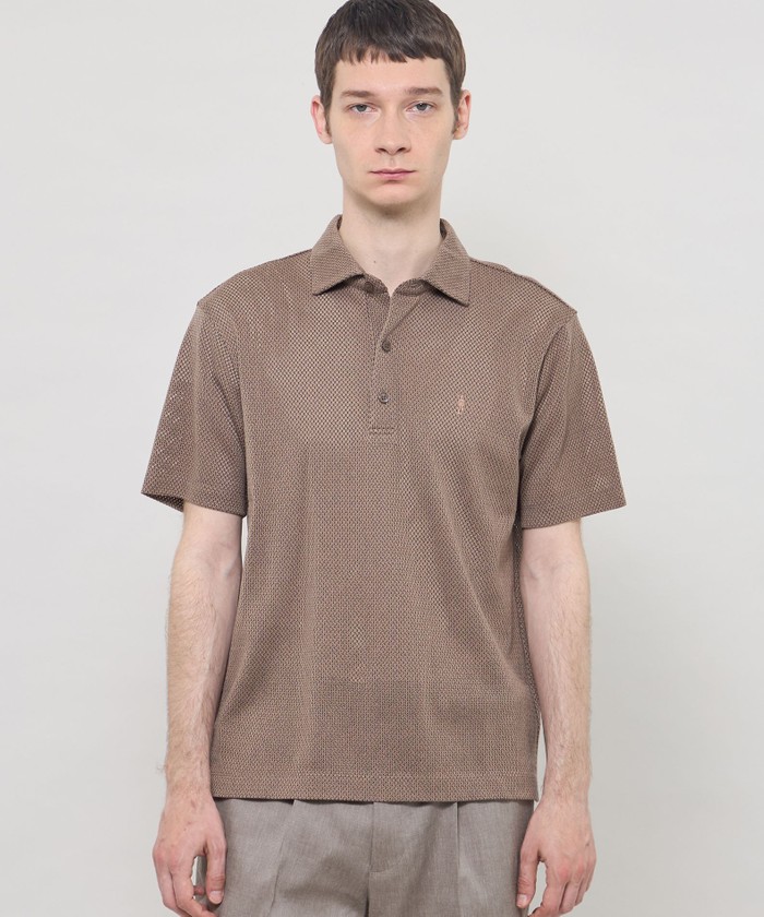 kolor ベージュ メッシュ ポロシャツ サイズ1 ラッセルメッシュポロシャツ(508796432)｜HANKYU MEN'S / 阪急メンズ