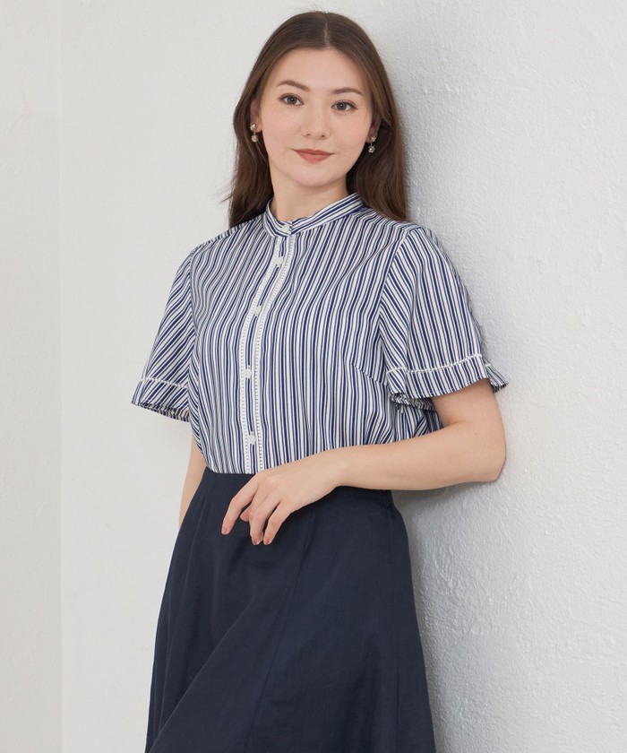 ブルー系｜シャツ・ブラウス｜AMACA(アマカ)｜阪急百貨店公式通販