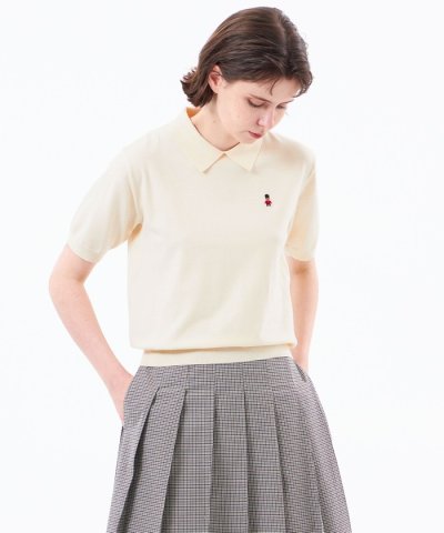 【WEB&一部店舗限定】バッキンガムベア ポロカラーニット