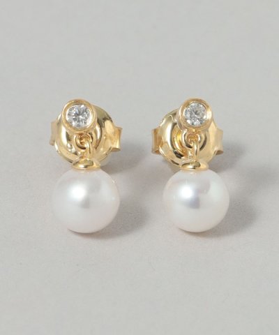 【RAGBAG】パールジルコニアピアス《WEB＆EPOCA THE SHOP店舗