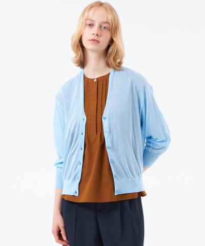 【WEB&一部店舗限定】【Heavenly Sheer Knit】ドルマンカーデ