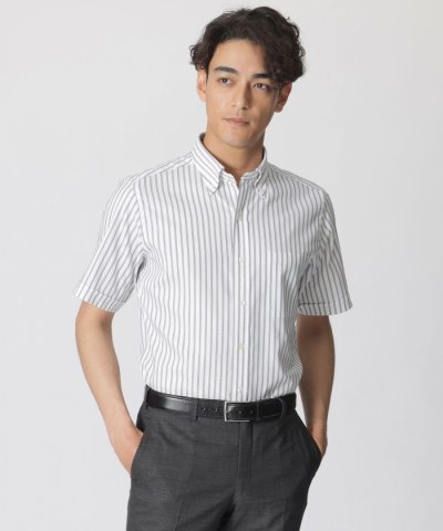 【WEB・一部店舗限定】ロイヤルOX ストライプ 半袖BDシャツ