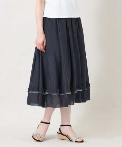 ライトタッチ ギャザーフリルスカート