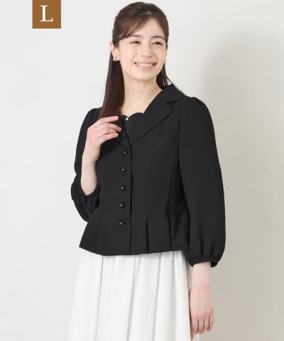 【L】BOB＆PINK ショートテーラードジャケット