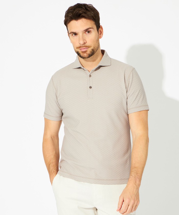 リンクスジオメポロシャツ(508806294)|HANKYU MEN'S / 阪急メンズ リンクスジオメポロシャツ(508806294)|HANKYU MEN'S / 阪急メンズ
