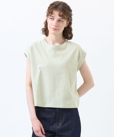 リネンミックスドルマンTシャツ