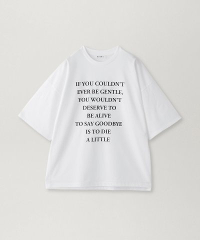 【SACRA】メッセージカットソー《WEB＆EPOCA THE SHOP店舗限定