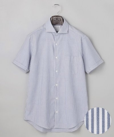 春夏向け【形態安定】SUMMERPREMIUMPLEATS_セミワイドカラー 半