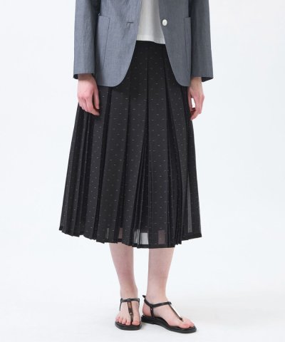 【WEB&一部店舗限定】【WILLINGHAM SKIRT】トリプルドットプリー