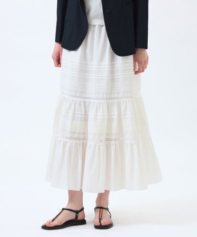 【WEB&一部店舗限定】コットンシルクスカート