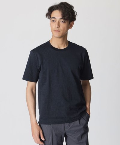 【WEB・一部店舗限定】ストライプサッカージャージー半袖Tシャツ
