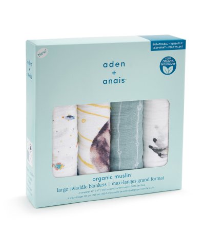 エイデンアンドアネイ aden+anais おくるみスワドルスペースオーガニック