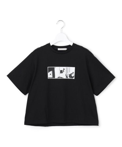 クロップド ロゴTEE（フォトプリント）