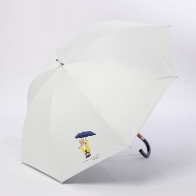 【遮光率100％】晴雨兼用日傘 ショート傘 ポロベア レインベア ワンポイント