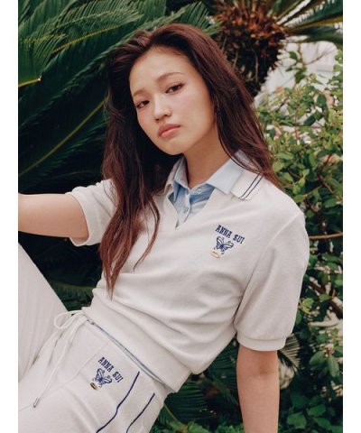 【LILY BROWN×ANNA SUI】パイルポロトップス