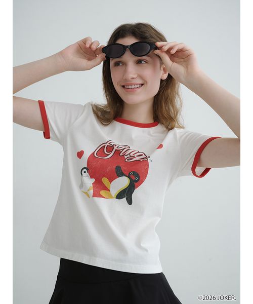 USAGI ONLINE/ZOZOTOWN限定】リボンドッキングTシャツ(508803317