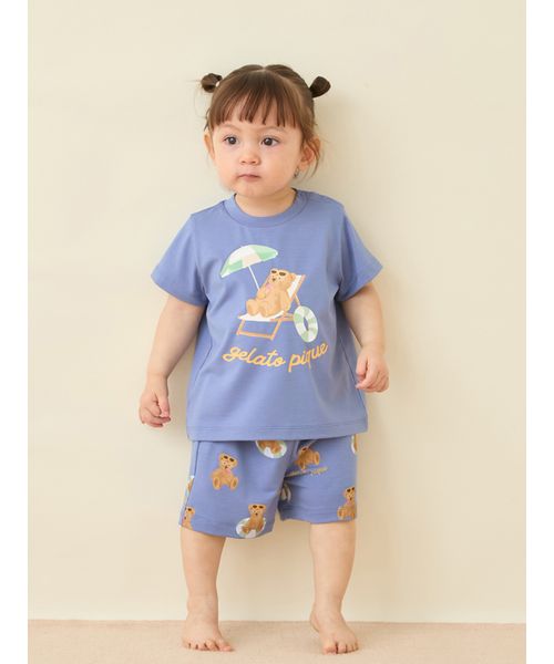 BABY】【接触冷感】サマーベア柄ショートパンツ(508784933)｜阪急