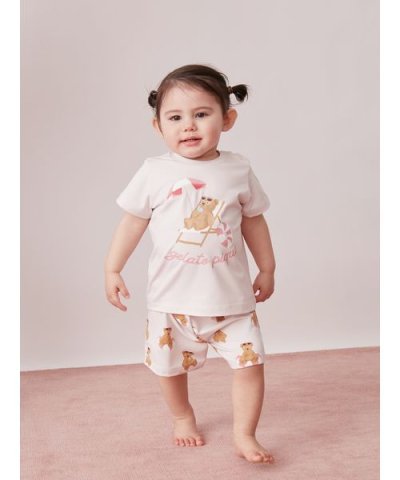 【BABY】【接触冷感】サマーベア柄ショートパンツ