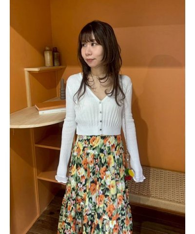 【限定カラー】【ウォッシャブル】Vネックニットカーディガン