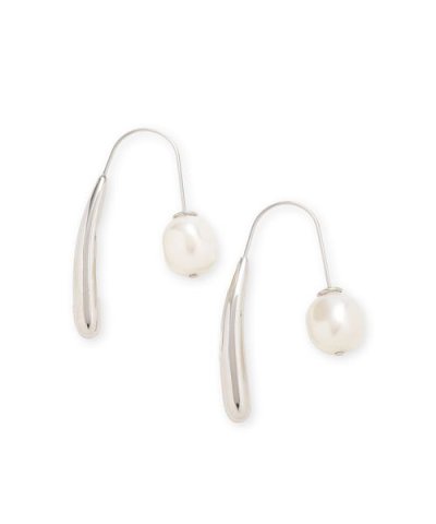 パールフープピアス