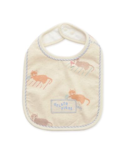 【BABY】シーサイドキャット柄スタイ