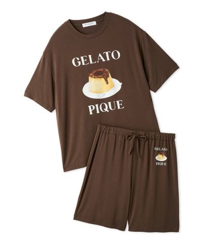 【ONLINE限定】【HOMME】【接触冷感】プリンワンポイントTシャツ&ハーフ