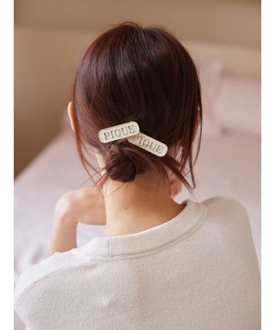 ロゴヘアクリップセット