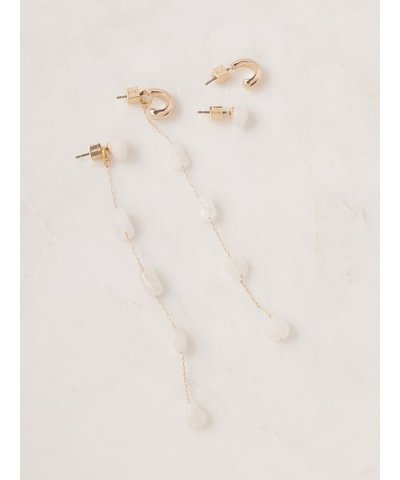 ナチュラルストーンピアス