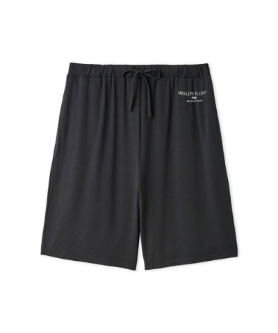 【HOMME】【接触冷感】COOLレーヨンロゴハーフパンツ