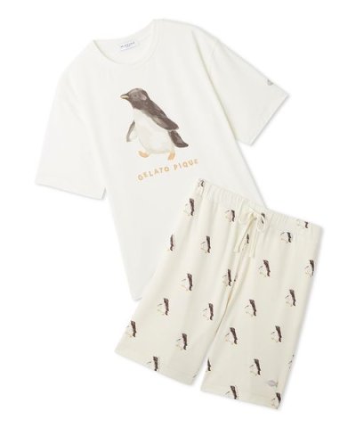【ONLINE限定】【HOMME】【接触冷感】シーアニマル柄ワンポイントTシャツ
