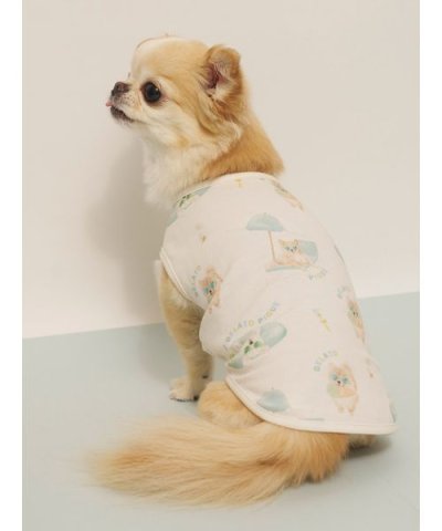 【CAT&DOG】【接触冷感】ビーチ マルチーズ ポメラニアン チワワ柄Cool
