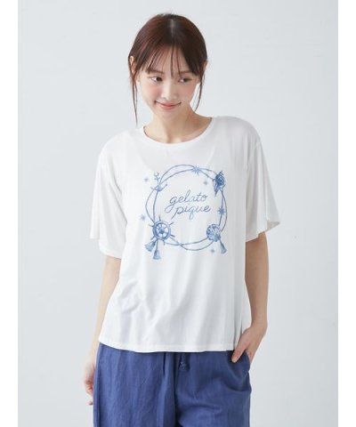【接触冷感】マリンワンポイントTシャツ