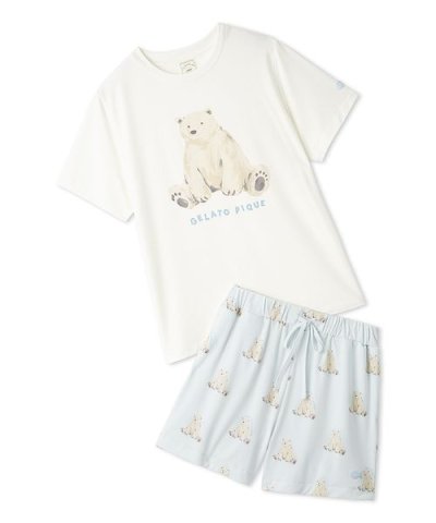 【ONLINE限定】【接触冷感】シーアニマル柄ワンポイントTシャツ&ショートパン