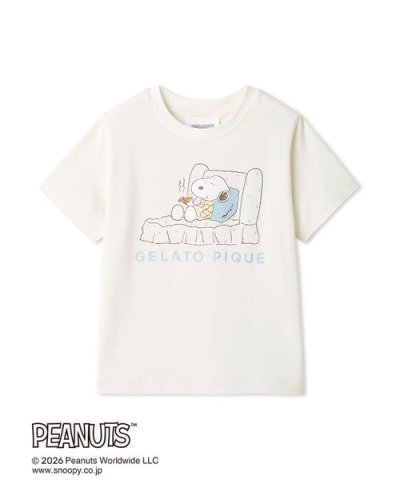 【PEANUTS】【KIDS】【接触冷感】ワンポイントTシャツ
