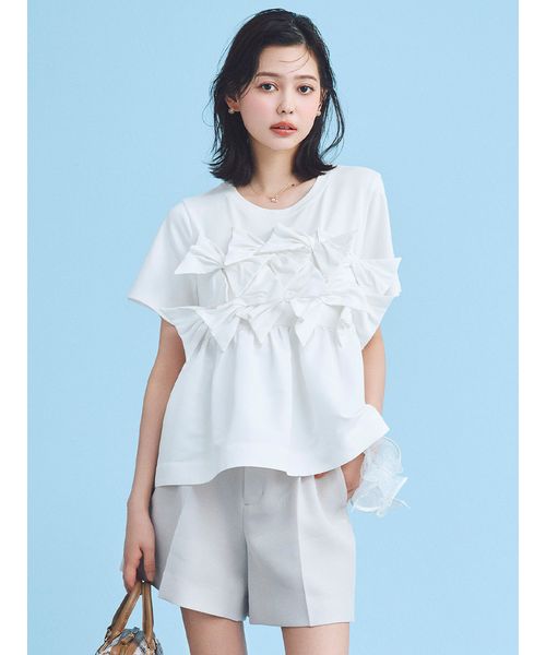 HANAE MORI×CELFORDコラボ】 オフショルダージレ(508398236)｜阪急