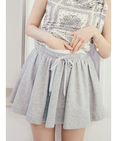 レイヤードフレアミニスカショーパン