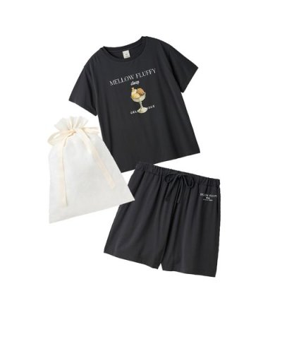 【ラッピング済み】【接触冷感】COOLレーヨンデザートロゴTシャツ&ショートパン