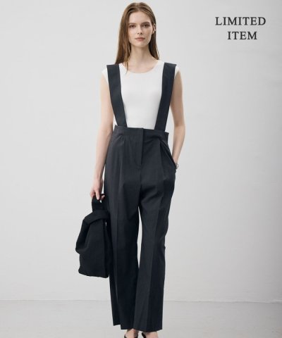 【WEB限定・2WAY】ナチュラルストレッチタフタ オールインワン