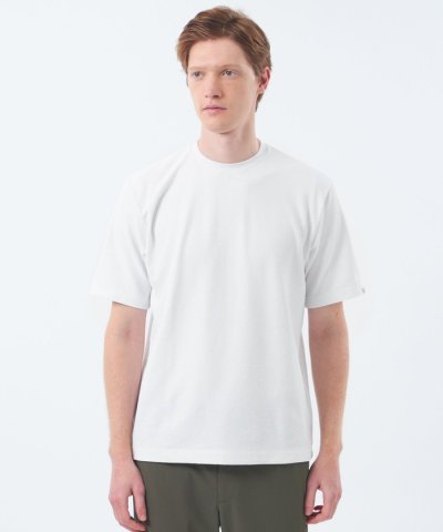 クルーネックTシャツ パイル調ソフトエアー