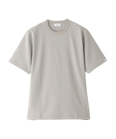クルーネックTシャツ トリコットサッカーボーダー