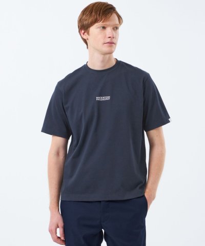 【WEB&一部店舗限定】クルーネックロゴTシャツ 度詰め天竺