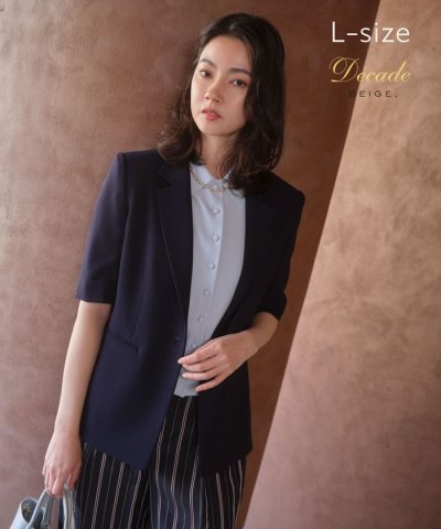 【Lsize・セットアップ対応】CINDY / ハーフスリーブジャケット
