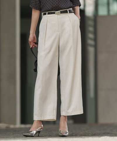 ナイロンツイルチノ ワイドストレートパンツ