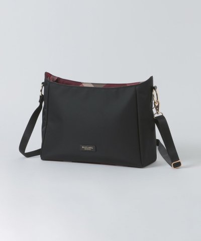 【一部店舗限定】パーシャルクレストブリッジチェックナイロンワンショルダー