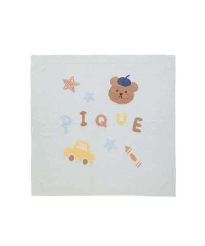 【KIDS】エアリーモコドローイングベアブランケット