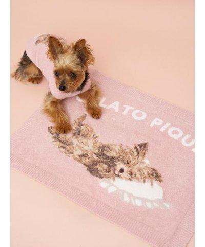 【CAT&DOG】ヨークシャーテリア柄ブランケット
